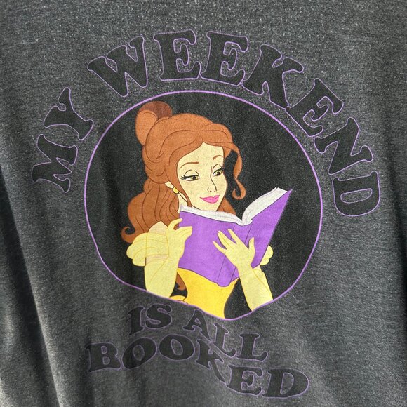 Grey XXL Disney Belle, Beauty & the Beast Men's Tee Shirt - Picture 3 of 4